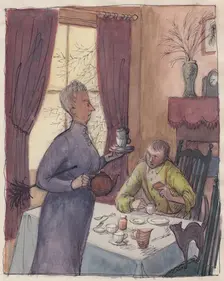 Boarding house landlady, 1952. Creator: Shirley Markham