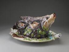 Boars Head Tureen, c1758. Artist: Joseph Willems