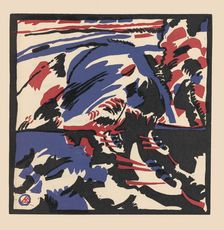 Boat Trip (Kahnfahrt). From Klänge (Sounds) , 1913. Creator: Kandinsky, Wassily Vasilyevich (1866-1944)