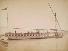 Boat, Africa, from an album compiled by Sir John Everett Millais, 1893. Creator: William Duffus