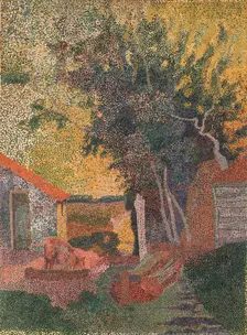Boat Along a Bank, 1894 or 1895. Creator: Jan Vijbrief