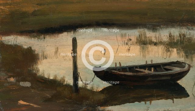Boat by the Shore, 1888. Creator: Torsten Wasastjerna.