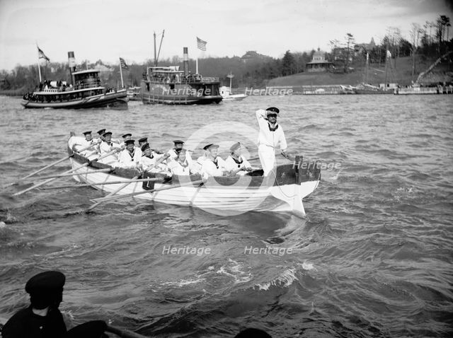 Boat crew, Russian navy, 1893. Creator: Unknown.