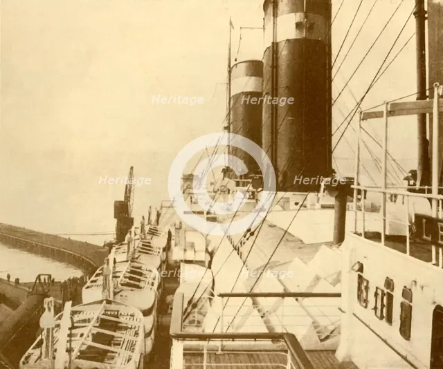 'Boat Deck of the "Leviathan".', c1930. Creator: Unknown.