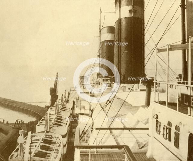 'Boat Deck of the "Leviathan".', c1930. Creator: Unknown.