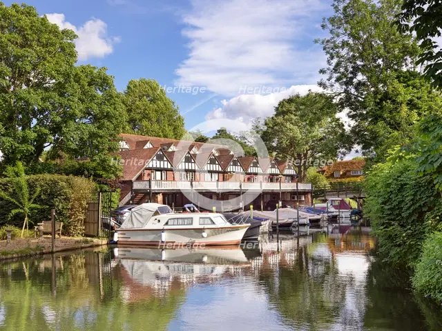 Boat House, High Street, Goring-on-Thames, South Oxfordshire, Oxfordshire, 2025. Creator: James O Davies.