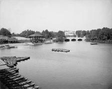 Boat landing, the park, Buffalo, N.Y., between 1900 and 1906. Creator: Unknown