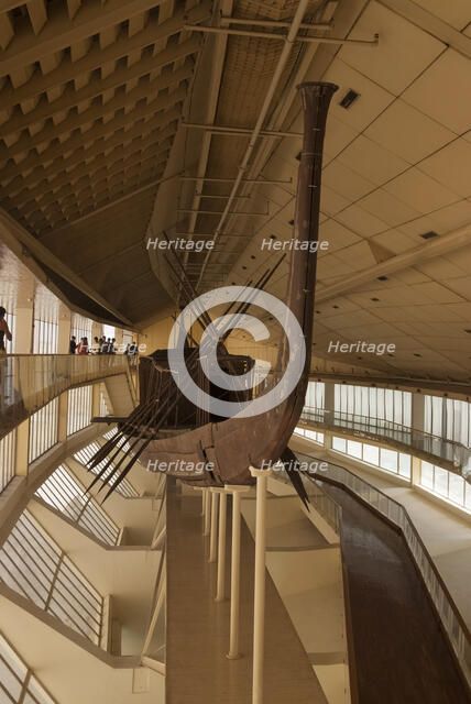 Boat Museum, Giza, Egypt, 2007. Creator: Ethel Davies.