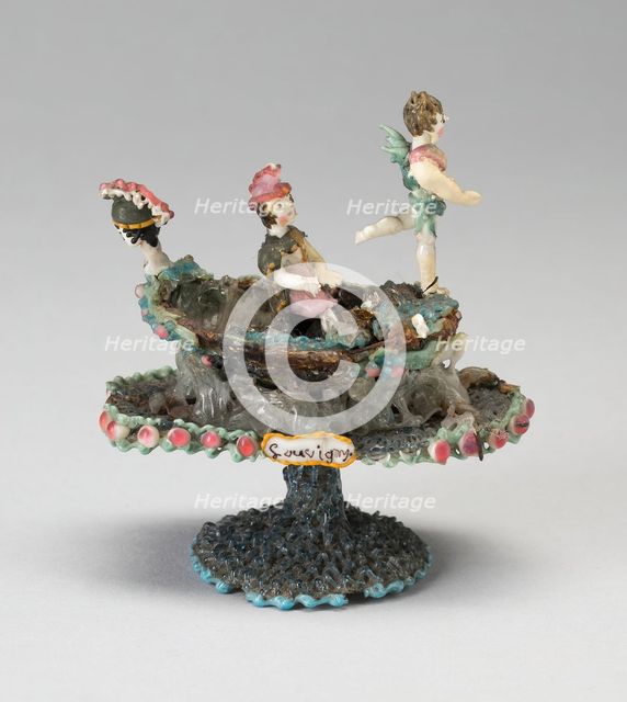 Boat of Love, France, Early 19th century. Creator: Verres de Nevers.