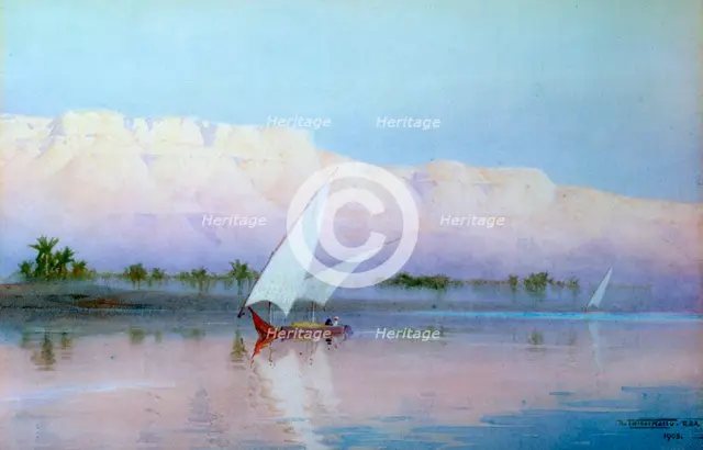 'Boat on the Nile', 1903. Artist: Robert Talbot Kelly