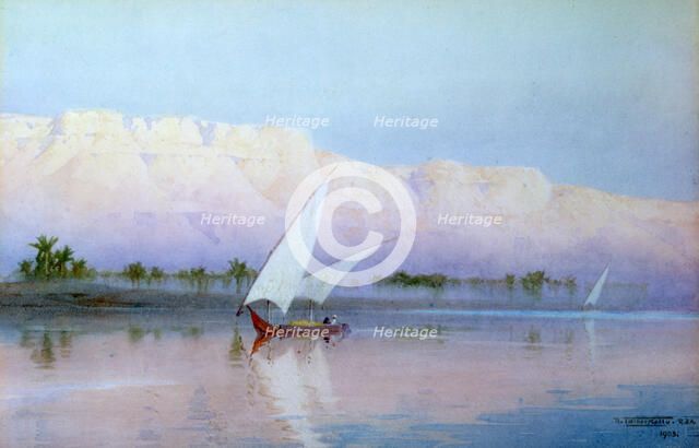 'Boat on the Nile', 1903. Artist: Robert Talbot Kelly