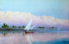 Boat on the Nile 1903. Artist: Robert Talbot Kelly