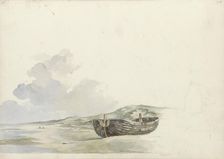 Boat on a beach, 1797-1838. Creator: Johannes Christiaan Schotel
