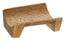 Boat seat with spider web design from Ecuador, early 20th century. Creator: Unknown
