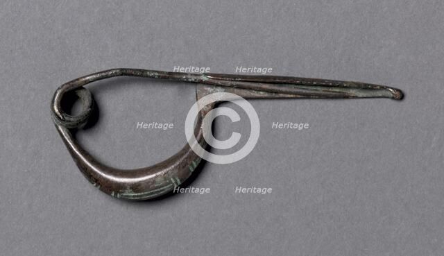 Boat-Shaped Fibula, c. 700 BC. Creator: Unknown.