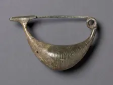 Boat-Shaped Fibula, c. 900-700 BC. Creator: Unknown