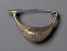Boat-Shaped Fibula, c. 900-700 BC. Creator: Unknown