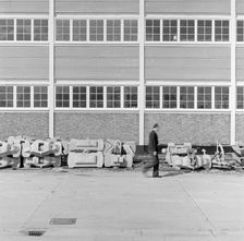 Boat Store, Sheerness Naval Dockyard, Kent, 1956. Artist: Eric de Maré