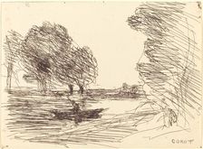 Boatman (Le Batelier), 1874. Creator: Jean-Baptiste-Camille Corot