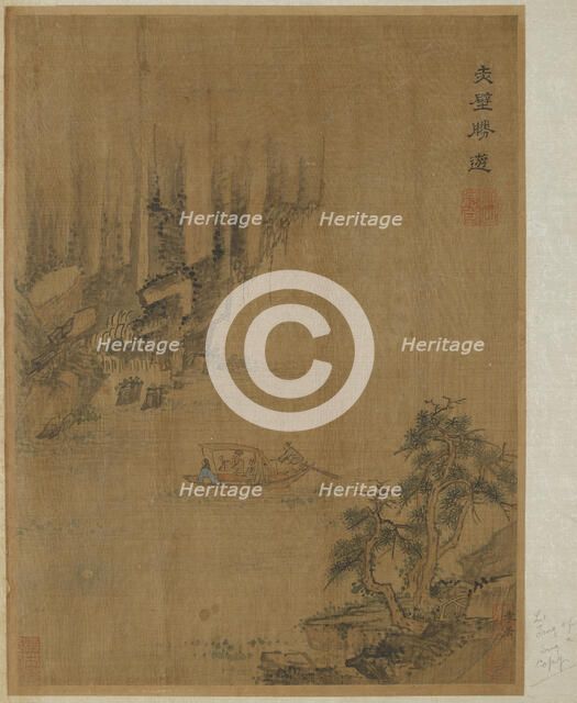 Boating to Red Cliff, Possibly Ming dynasty, 1368-1644. Creator: Unknown.