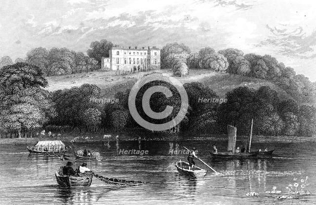 Boating on the Thames near Henley, Oxfordshire, 1830. Artist: Unknown