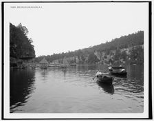 Boating on Lake Mohonk, N.Y., (1902?). Creator: Unknown