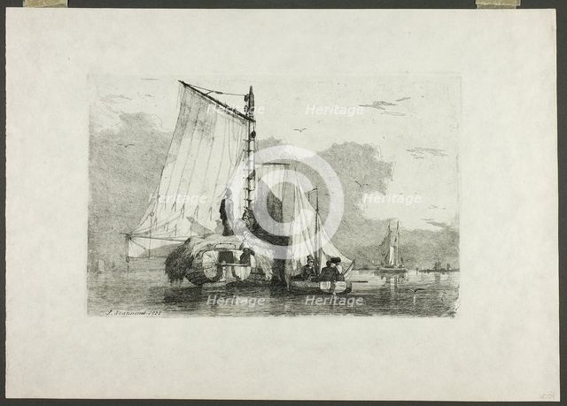 Boats Braydon, 1825. Creator: Joseph Stannard.