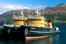 Boats, Kyle of Lochalsh, Highland, Scotland. Creator: Peter Thompson