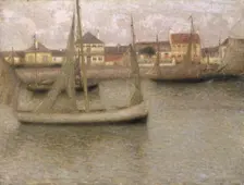 Boats, Heyst 1900. Creator: Henri Eugene Le Sidaner