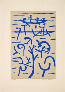 Boats in the flood (Boote in der Überflutung), 1937