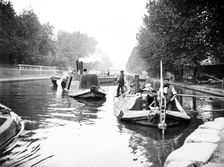 Boats on Regent's Canal, London, c1905