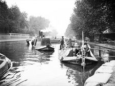 Boats on Regent's Canal, London, c1905