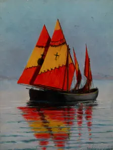 Boats on the Sea, July 23, 1905. Creator: Stanislaw Witkiewicz