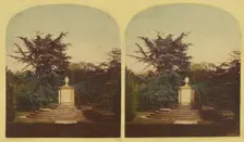 Boatswain's Tomb. Newstead Abbey, about 1860. Creator: London Stereoscopic & Photographic Co