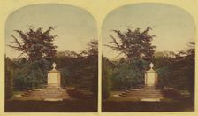 Boatswain's Tomb. Newstead Abbey, about 1860. Creator: London Stereoscopic & Photographic Co
