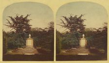 Boatswain's Tomb. Newstead Abbey, about 1860. Creator: London Stereoscopic & Photographic Co