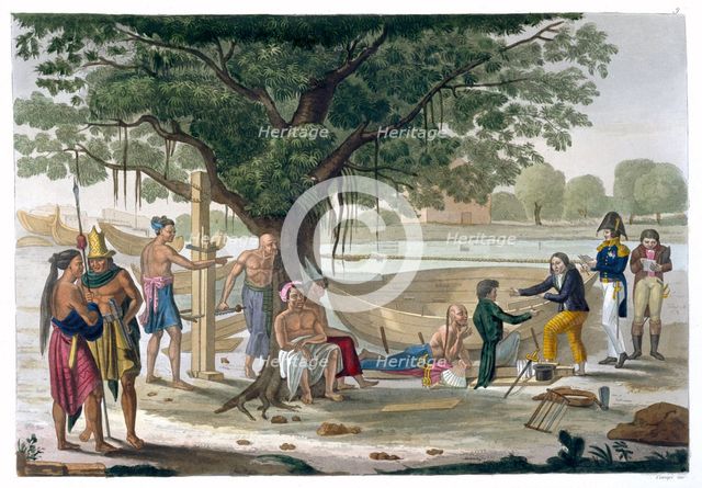 Boatyard near Kupang, Timor, Indonesia, c1820-1839. Creator: Unknown.