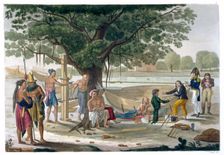 Boatyard near Kupang, Timor, Indonesia, c1820-1839. Creator: Unknown