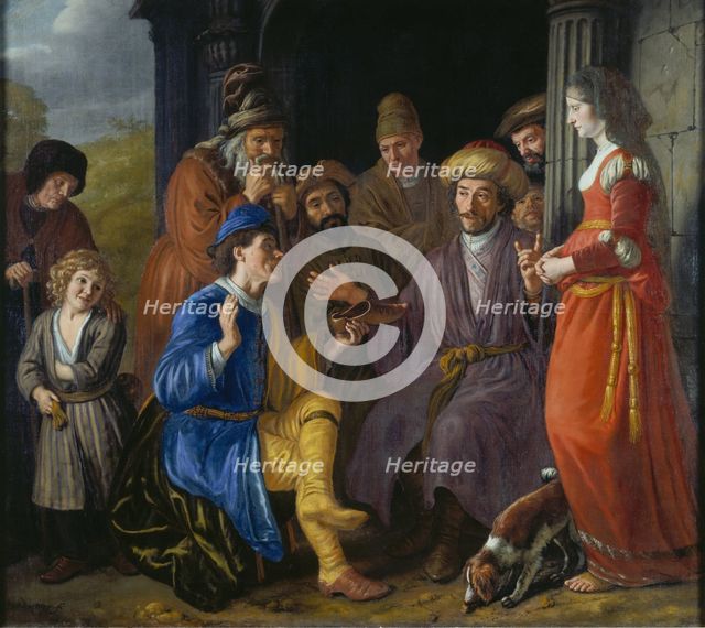 Boaz assumes the Legacy of Elimelech, c1651-1653. Creator: Jan Victors.