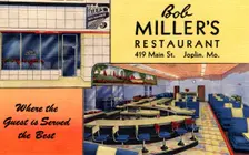 Bob Miller's Restaurant, Joplin, Missouri, USA, 1948