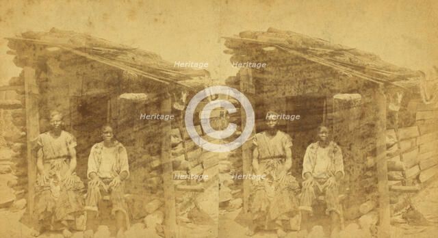 Bob and Martha at home, (1868-1900?). Creator: O. Pierre Havens.