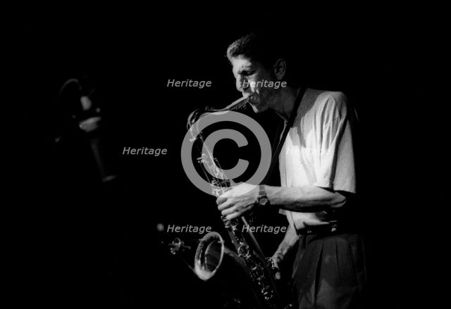 Bob Berg, Ronnie Scott's, Soho, London, May,1993.  Artist: Brian O'Connor.
