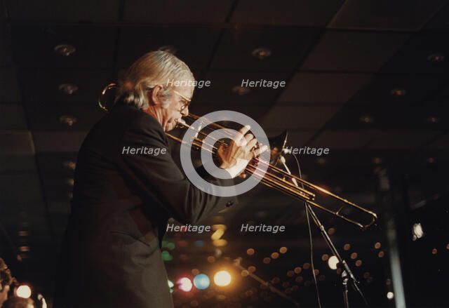 Bob Brookmeyer, Jazz Inn Party, Nordwijk, Netherlands, 1989. Creator: Brian Foskett.