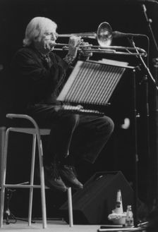 Bob Brookmeyer, Jazz Inn Party, Netherlands, 1989. Creator: Brian Foskett