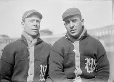 Bob Groom, Frank Laporte, Washington Al, at University of Virginia, Charlottesville..., c1912-1913. Creator: Harris & Ewing