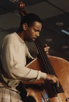 Bob Hurst, Jazz Inn Party, Nordwijk, Netherlands, 1989. Creator: Brian Foskett