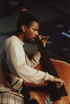 Bob Hurst, Jazz Inn Party, Nordwijk, Netherlands, 1989. Creator: Brian Foskett
