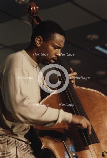 Bob Hurst, Jazz Inn Party, Nordwijk, Netherlands, 1989. Creator: Brian Foskett.
