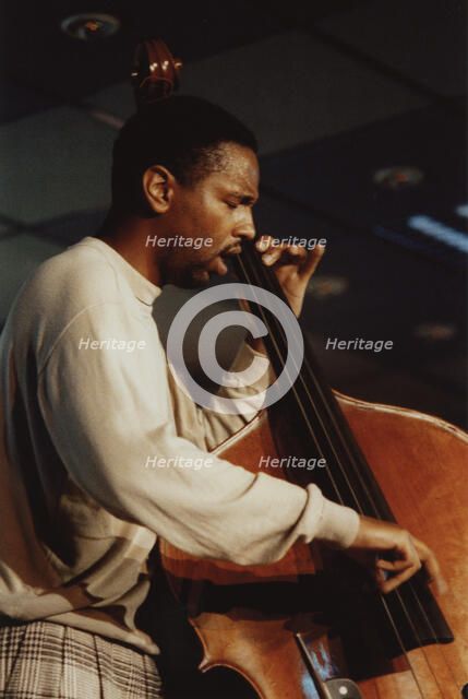 Bob Hurst, Jazz Inn Party, Nordwijk, Netherlands, 1989. Creator: Brian Foskett.