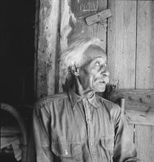 Bob Lemmons, Carrizo Springs, Texas. Born a slave about 1850, south of San Antonio, Texas, 1936. Creator: Dorothea Lange